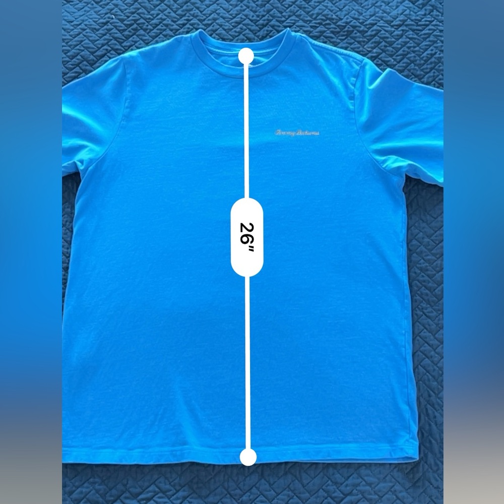 Tommy Bahama Blue Graphic Yacht Tshirt Size S - Picture 4 of 7